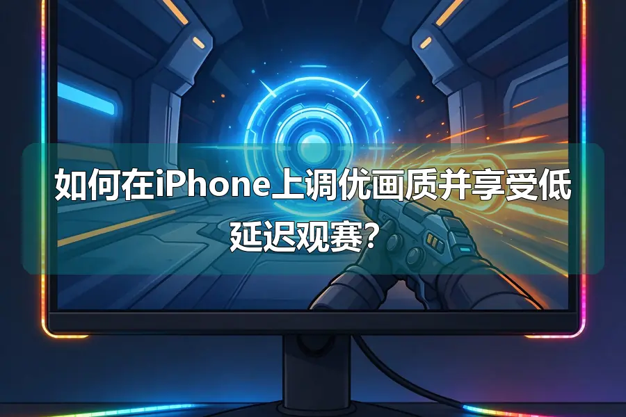 如何在iPhone上调优画质并享受低延迟观赛?